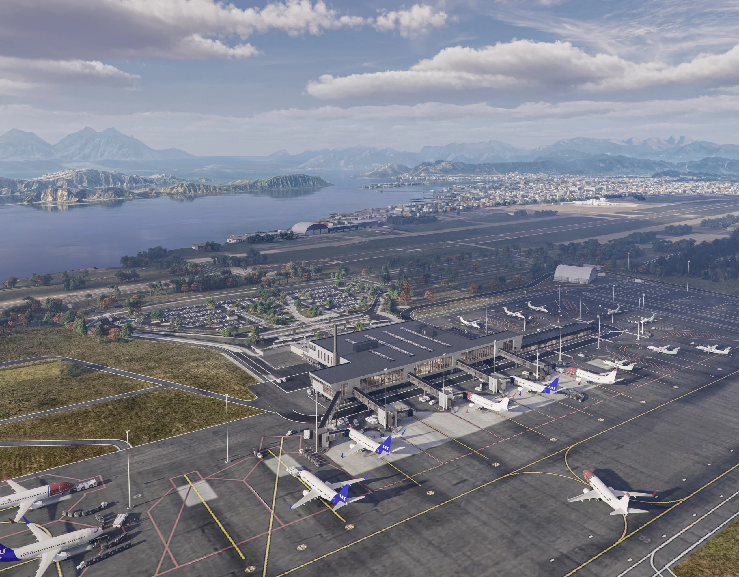 Ny passasjerterminal Bodø lufthavn.