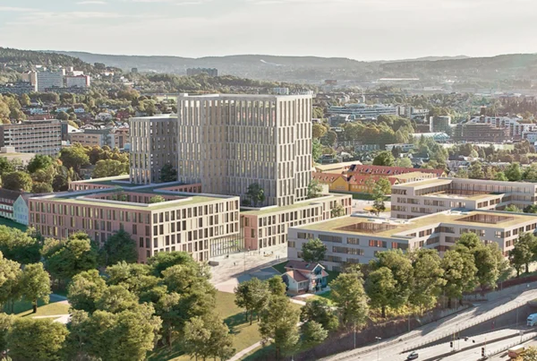 Nye Aker Sykehus – Råbygg somatikk base øst